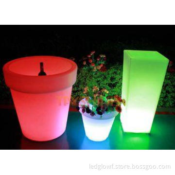 Water Resistant PE LED Glow Furniture , SPA / Bar / Pub Lum